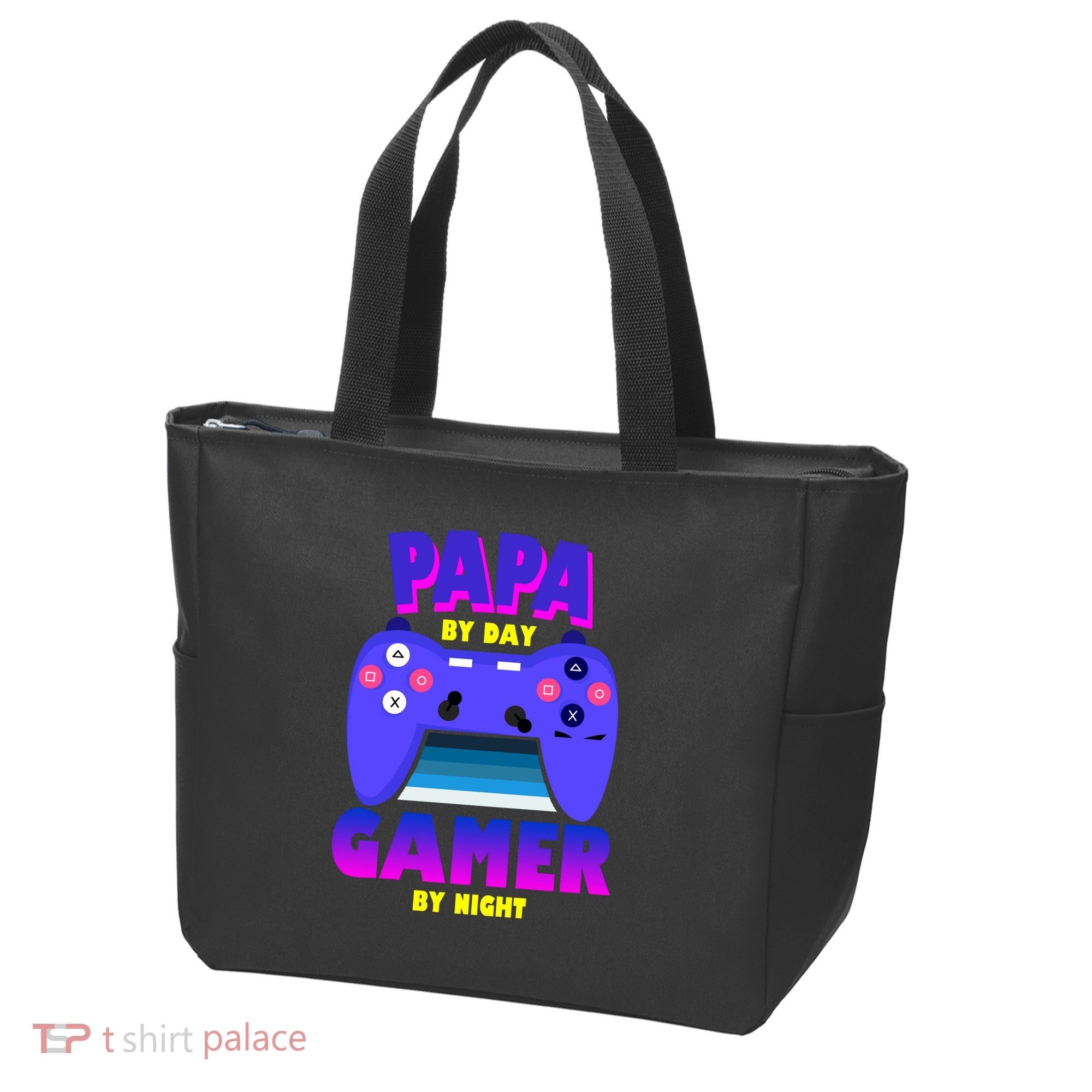 Papa By Day Gamer By Night Tote Bag