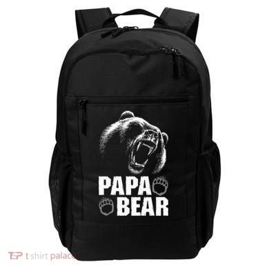 Papa Bear Dad Fathers Day Cool Gift Backpack