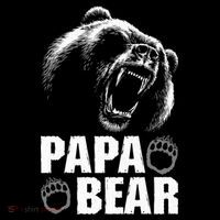 Papa Bear Dad Fathers Day Cool Gift Backpack thumb 2