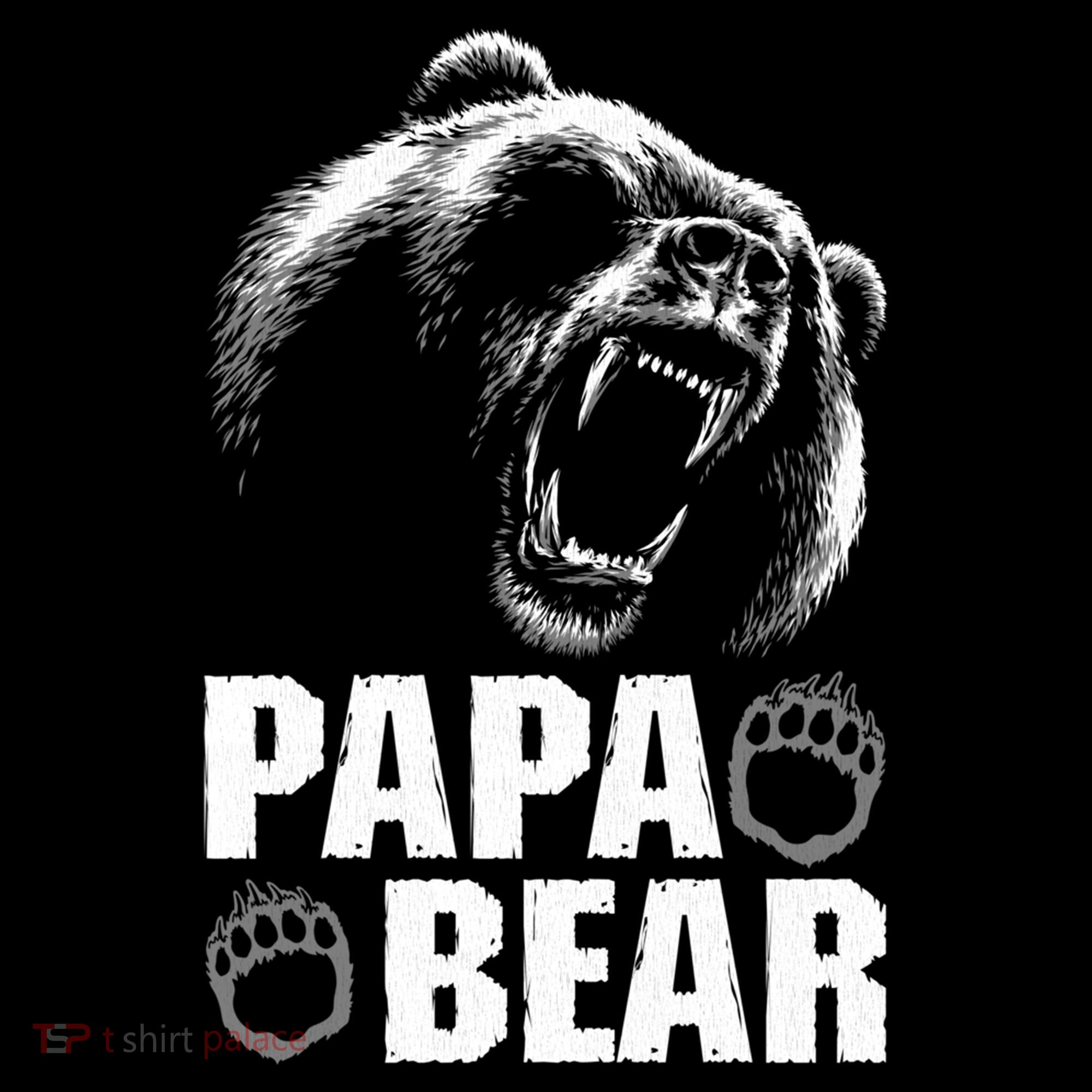 Papa Bear Dad Fathers Day Cool Gift Bucket Hat