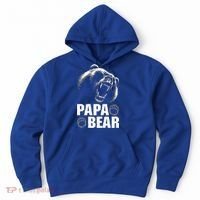 Papa Bear Dad Fathers Day Cool Gift Hoodie thumb 0