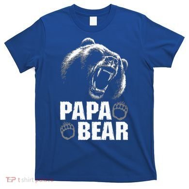 Papa Bear Dad Fathers Day Cool Gift T-Shirt