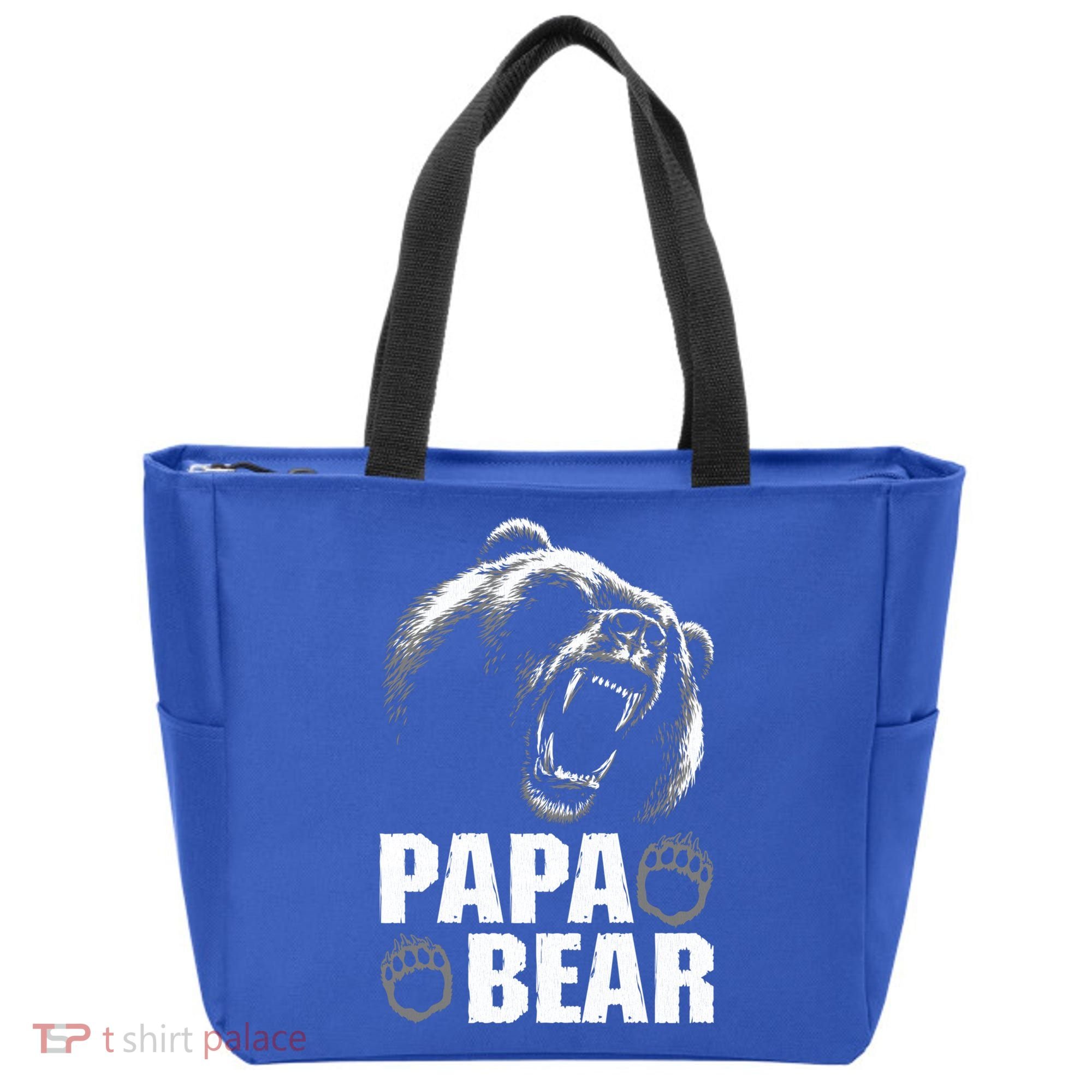 Papa Bear Dad Fathers Day Cool Gift Tote Bag