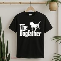 PIT BULL Dog The Dogfather Dog Lover T-Shirt thumb 2