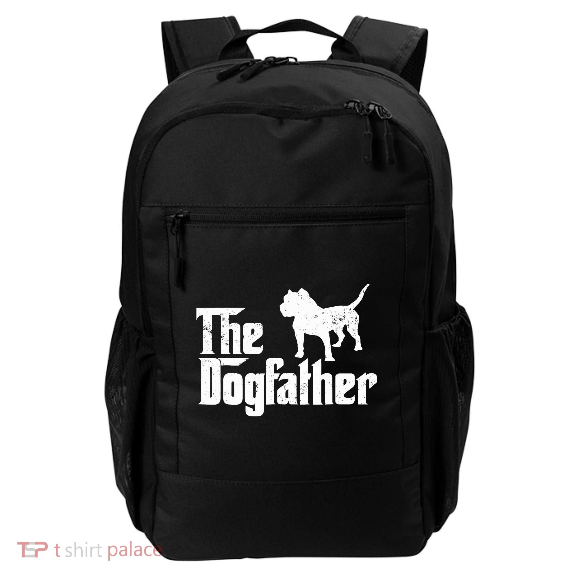 PIT BULL Dog The Dogfather Dog Lover Backpack