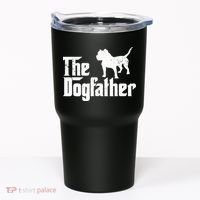 PIT BULL Dog The Dogfather Dog Lover Tumbler thumb 0