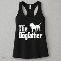 PIT BULL Dog The Dogfather Dog Lover Women's Tank Top thumb 3