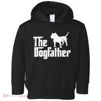 PIT BULL Dog The Dogfather Dog Lover Toddler Hoodie thumb 0
