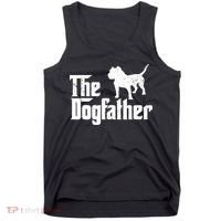 PIT BULL Dog The Dogfather Dog Lover Tank Top thumb 0