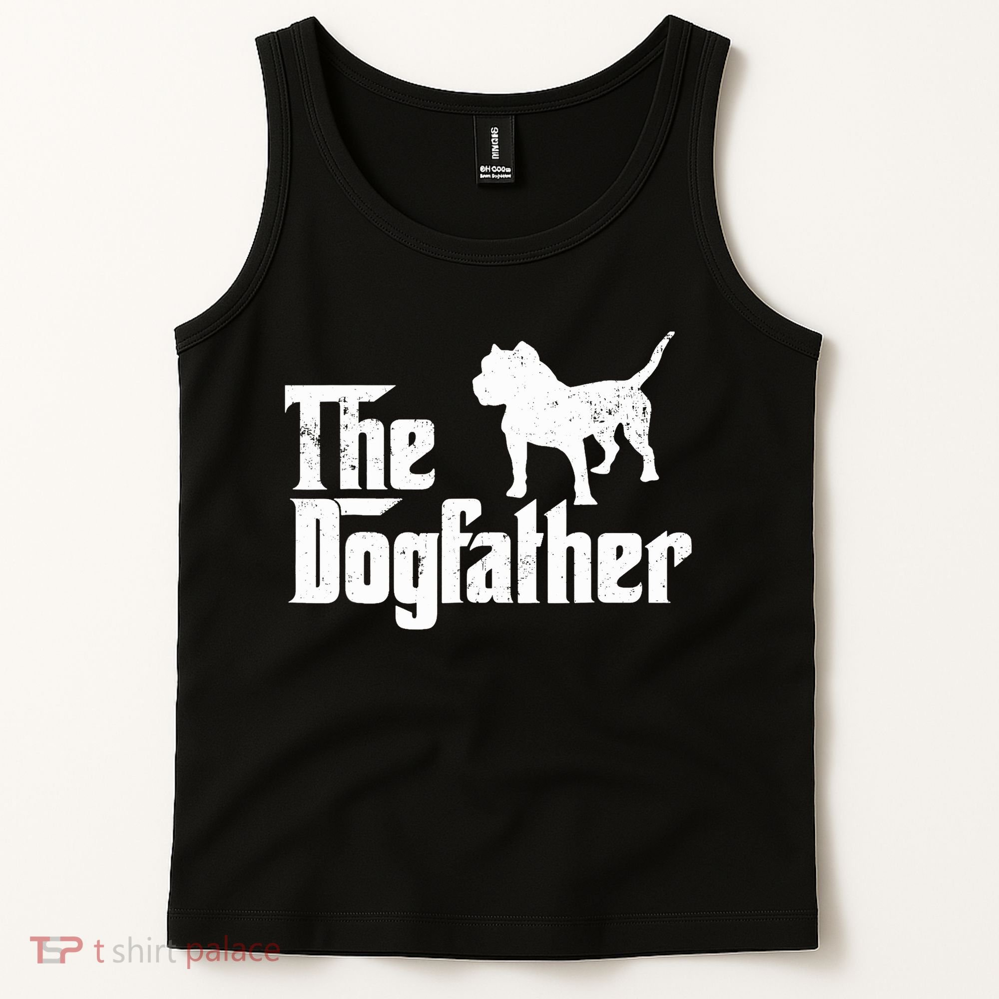 PIT BULL Dog The Dogfather Dog Lover Tank Top