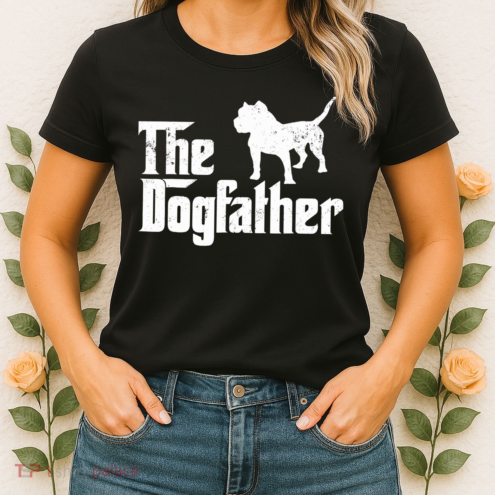 PIT BULL Dog The Dogfather Dog Lover Women's T-Shirt