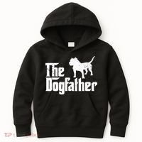PIT BULL Dog The Dogfather Dog Lover Kids Hoodie thumb 0