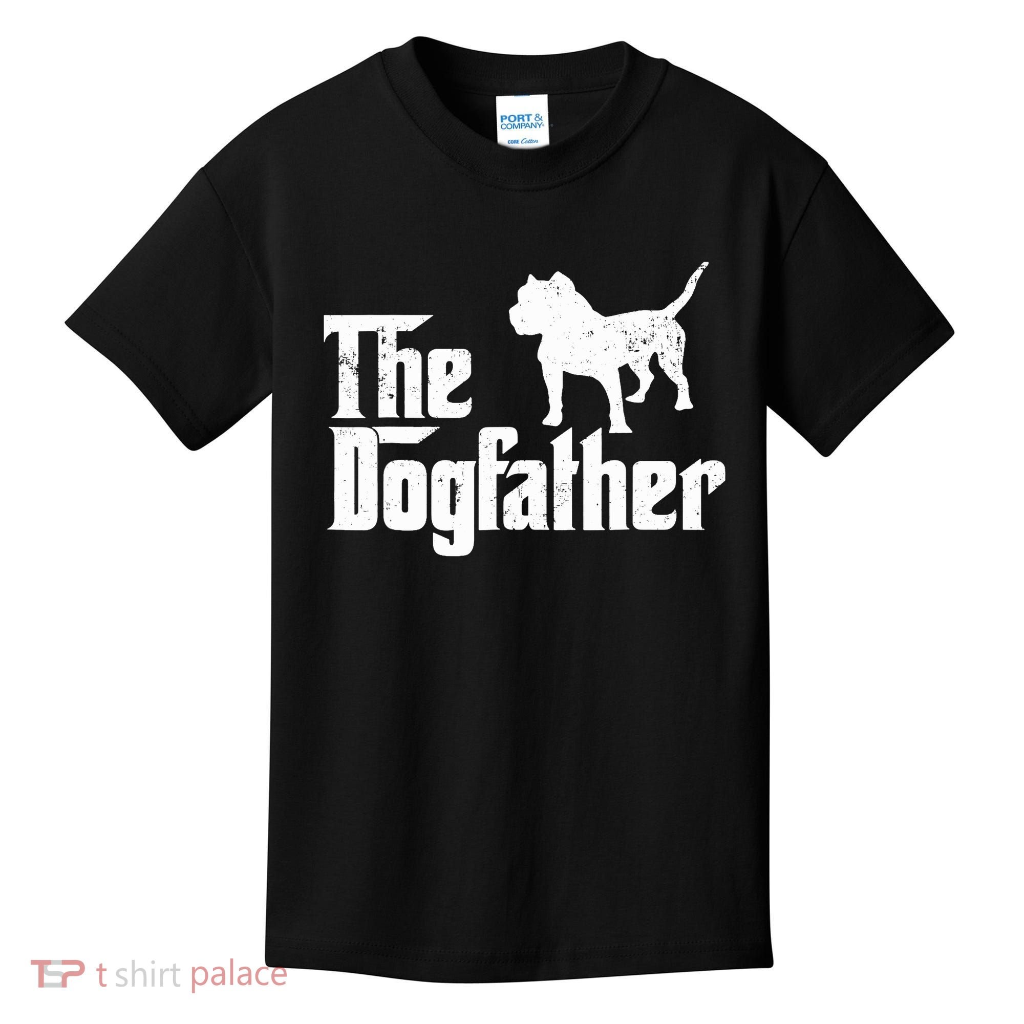 PIT BULL Dog The Dogfather Dog Lover Kids T-Shirt