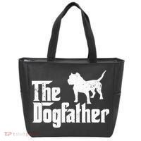 PIT BULL Dog The Dogfather Dog Lover Tote Bag thumb 0