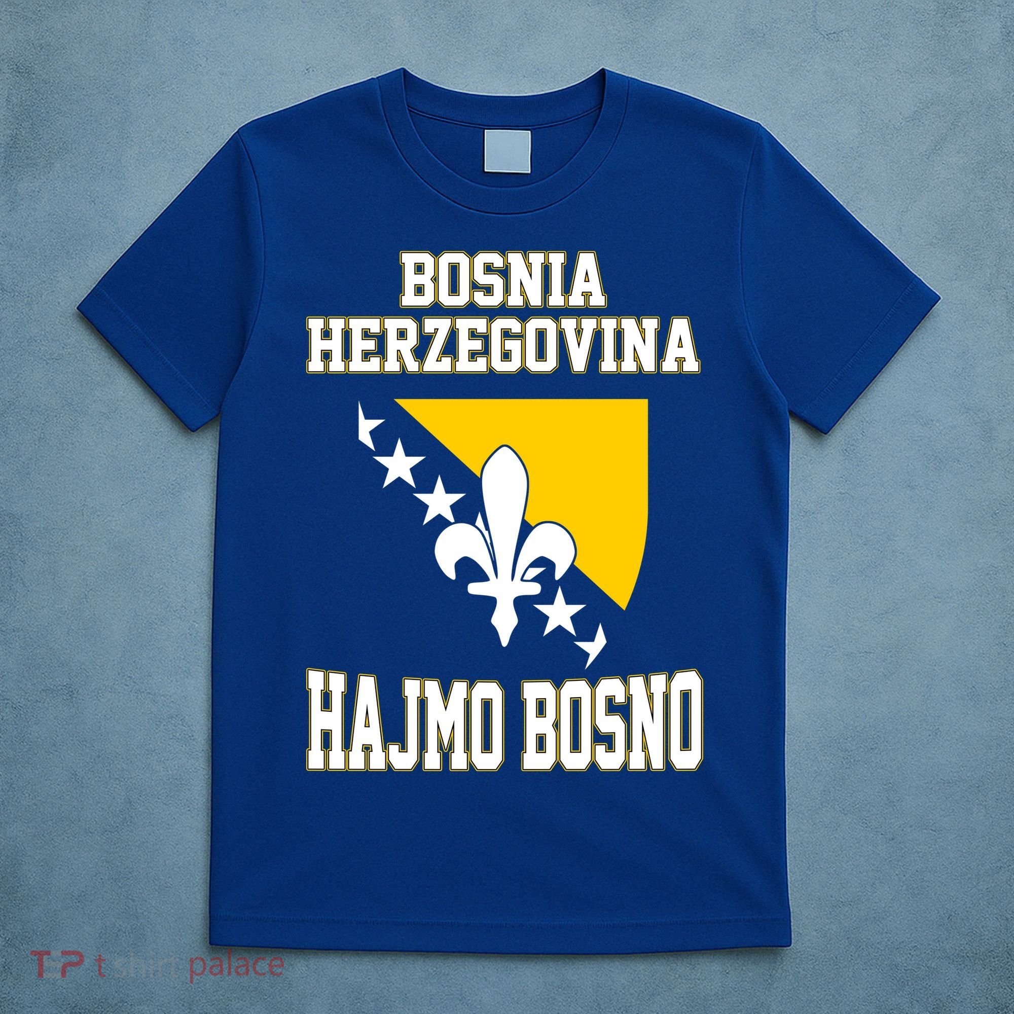 Proud Bosnia Dragon HAJMO BOSNO Country Favorite Cheer Game T-Shirt