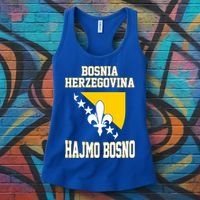 Proud Bosnia Dragon HAJMO BOSNO Country Favorite Cheer Game Women's Tank Top thumb 3