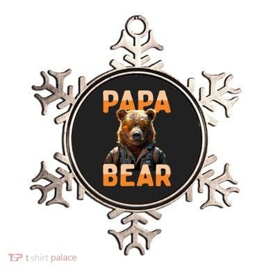 Papa Bear Daddy Bear Dad FatherS Day Grizzly Brown Bears Gift Ornament