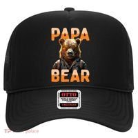 Papa Bear Daddy Bear Dad FatherS Day Grizzly Brown Bears Gift Hat thumb 0