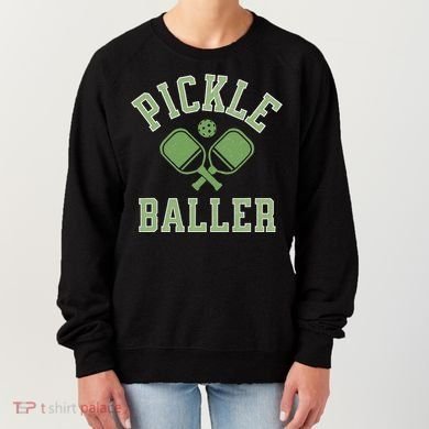 Pickle Baller Distressed Retro Athletic Pickleball Women's Sweatshirt