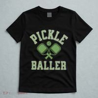 Pickle Baller Distressed Retro Athletic Pickleball T-Shirt thumb 5