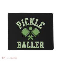 Pickle Baller Distressed Retro Athletic Pickleball Mousepad thumb 0