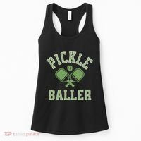 Pickle Baller Distressed Retro Athletic Pickleball Women's Tank Top thumb 0
