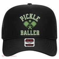 Pickle Baller Distressed Retro Athletic Pickleball Hat thumb 0