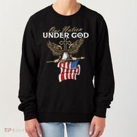 Patriotic Bald Eagle Usa American Flag Women's Sweatshirt thumb 0