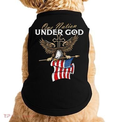 Patriotic Bald Eagle Usa American Flag Doggie Tank