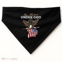 Patriotic Bald Eagle Usa American Flag USA-Made Doggie Bandana thumb 0