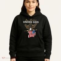 Patriotic Bald Eagle Usa American Flag Hoodie thumb 5