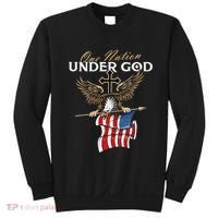 Patriotic Bald Eagle Usa American Flag Sweatshirt thumb 0