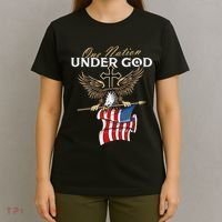 Patriotic Bald Eagle Usa American Flag T-Shirt thumb 4