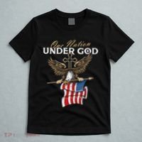 Patriotic Bald Eagle Usa American Flag T-Shirt thumb 5