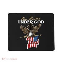 Patriotic Bald Eagle Usa American Flag Mousepad thumb 0