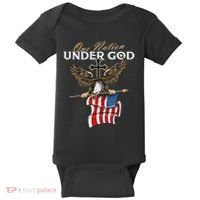 Patriotic Bald Eagle Usa American Flag Baby Bodysuit thumb 0