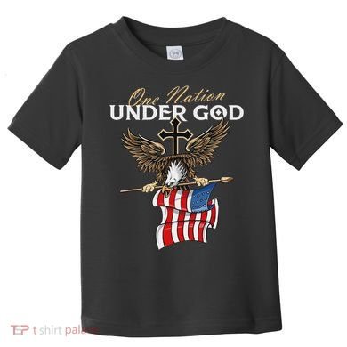 Patriotic Bald Eagle Usa American Flag Toddler T-Shirt