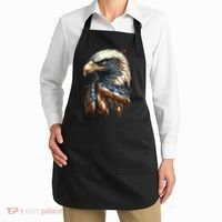 Patriotic Bald Eagle 4th Of July Usa American Flag Apron thumb 2