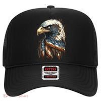 Patriotic Bald Eagle 4th Of July Usa American Flag Hat thumb 0