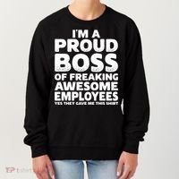 Proud Boss Employee Office Boss Day Funny Boss Women's Sweatshirt thumb 0