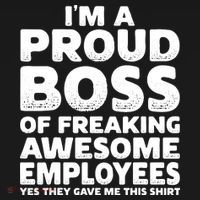 Proud Boss Employee Office Boss Day Funny Boss Coaster thumb 2