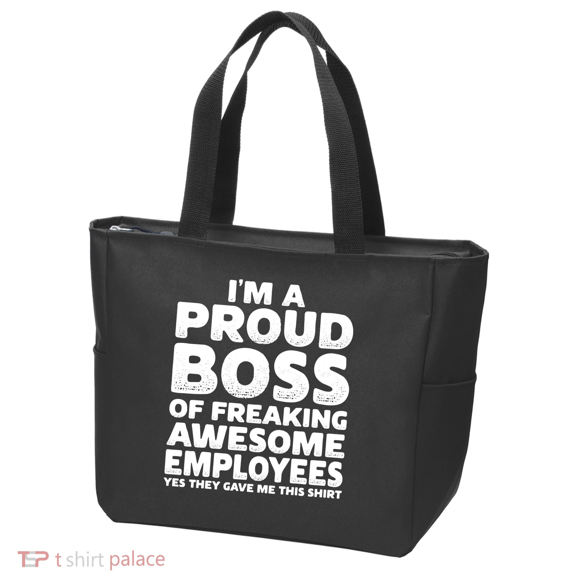 Proud Boss Employee Office Boss Day Funny Boss Tote Bag