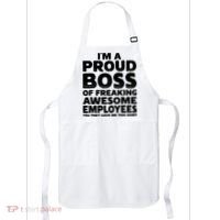 Proud Boss Employee Office Boss Day Funny Boss Apron thumb 0