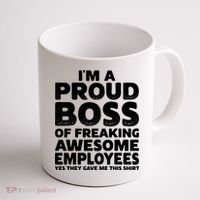 Proud Boss Employee Office Boss Day Funny Boss Coffee Mug thumb 1
