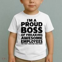 Proud Boss Employee Office Boss Day Funny Boss Toddler T-Shirt thumb 2