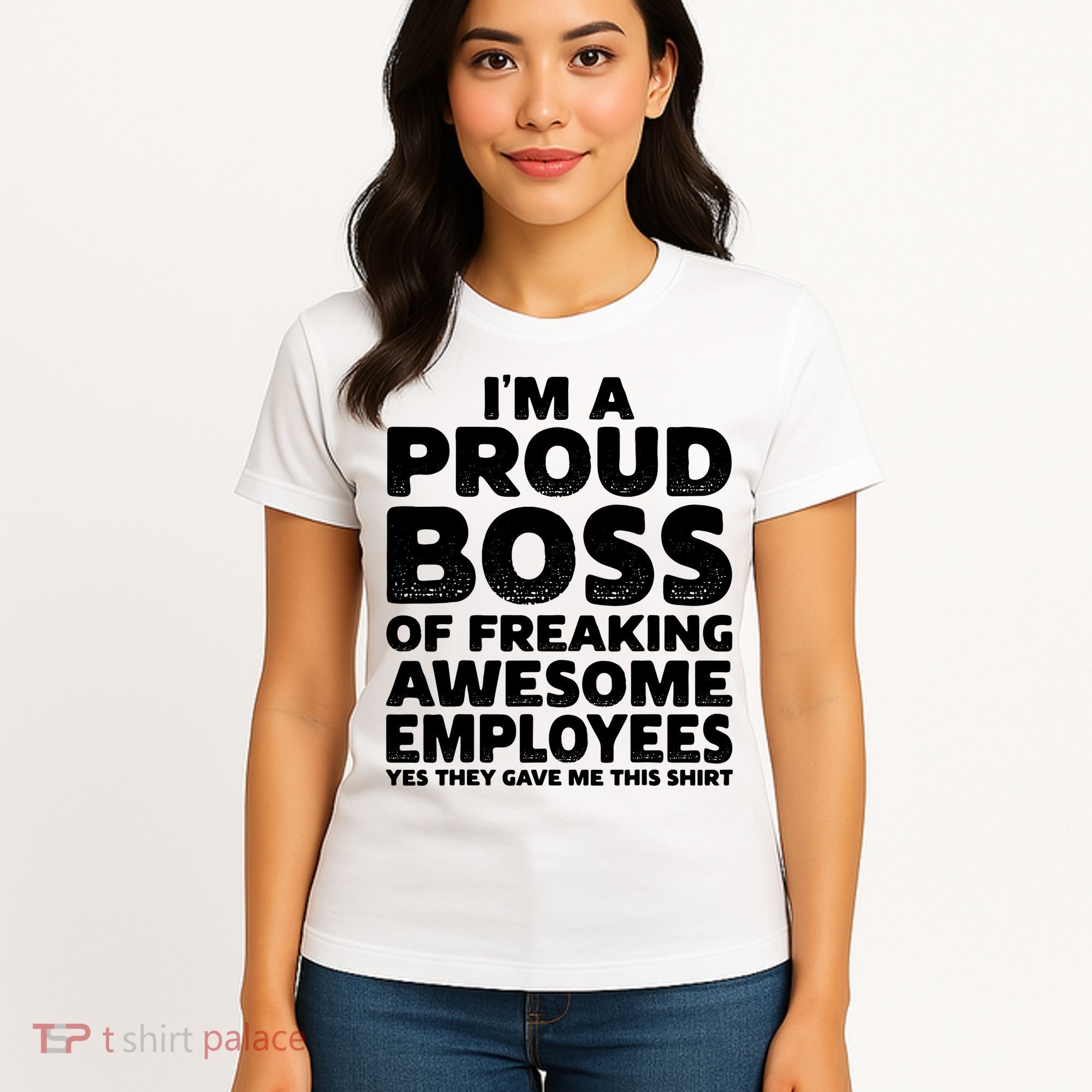 Proud Boss Employee Office Boss Day Funny Boss Women's T-Shirt