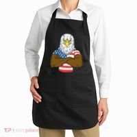 Patriotic Bald Eagle Usa American Flag Apron thumb 2