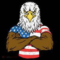 Patriotic Bald Eagle Usa American Flag Women's Hoodie thumb 2