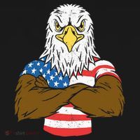 Patriotic Bald Eagle Usa American Flag Women's Tank Top thumb 5