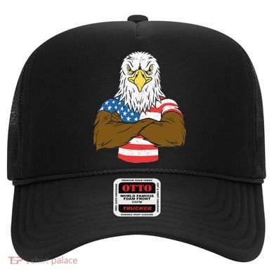 Patriotic Bald Eagle Usa American Flag Hat